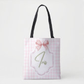 Gepersonaliseerde Iris Baby Meisje Kwekerij Art Pi Tote Bag (Voorkant)