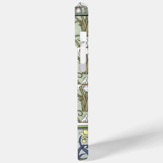 Gepersonaliseerde iris bloemmotief Case-Mate iPhone case (Achterkant / Links)