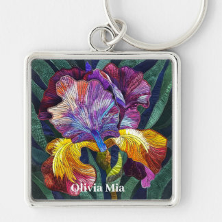 Gepersonaliseerde iris sleutelhanger