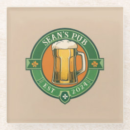 Gepersonaliseerde Irish Pub Onderzetter met aangep