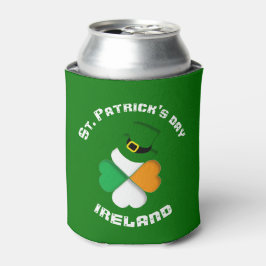 Gepersonaliseerde Irish St. Patrick's Day Green Blikjeskoeler