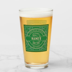 Gepersonaliseerde Irish Tavern () Pint Glas