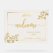 Gepersonaliseerde islamitische bruiloft acryl teke acryl bord (Voorkant)