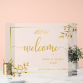 Gepersonaliseerde islamitische bruiloft acryl teke acryl bord (Huwelijk)