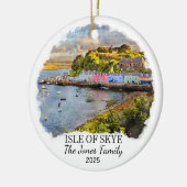 Gepersonaliseerde Isle of Skye Ornament, Schotland Keramisch Ornament (Links)