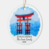 Gepersonaliseerde Itsukushima Ornament, Japan Keramisch Ornament (Links)