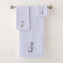 Gepersonaliseerde J Initiaal Silver Monogram Jouw 