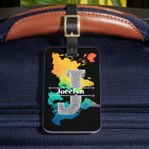 Gepersonaliseerde J Initiaal Silver Monogram Jouw 