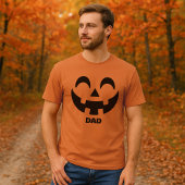 Gepersonaliseerde Jack-O'-Lantern gezicht van man  T-shirt