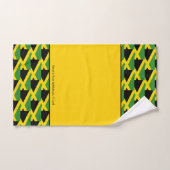 Gepersonaliseerde JAMAICAN VLAG Patroon Christelij Bad Handdoek (Handdoek)