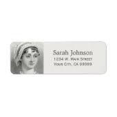 Gepersonaliseerde Jane Austen Etiket (Voorkant)