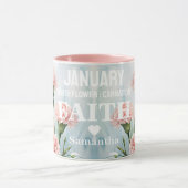 Gepersonaliseerde Januari Geboortemaand Bloem Chri Mok (Midden)