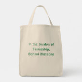 Gepersonaliseerde Japanse Bonsai Tree Originele Ku Tote Bag (Achterkant)