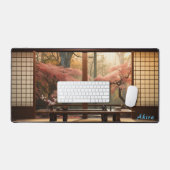 Gepersonaliseerde Japanse Werkbank & Tuin Desk Mat (Keyboard & Muis)