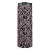 Gepersonaliseerde jaren '20 Dusky Roos Bloemen Fro Thermosbeker (Achterkant)