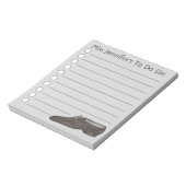 Gepersonaliseerde Jazz-schoenspanner om een lijst  Notitieblok (Linkerzijde)