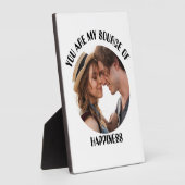 Gepersonaliseerde Je Bent Mijn Bron Van Geluk Foto Fotoplaat (Zijkant)