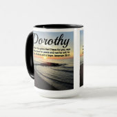  GEPERSONALISEERDE JEREMIA 29:11 ZONSOPGANG MOK (Voorkant links)