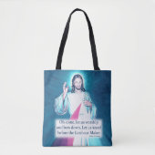 Gepersonaliseerde Jesus Sacred Heart Canvas tas (Voorkant)