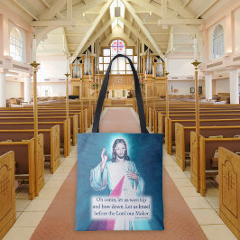 Gepersonaliseerde Jesus Sacred Heart Canvas tas