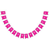 Gepersonaliseerde Jewel Butterfly Bunting Banner (Alle)