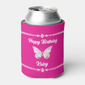 Gepersonaliseerde Jewel Butterfly Cooler (Blikje Voorkant)