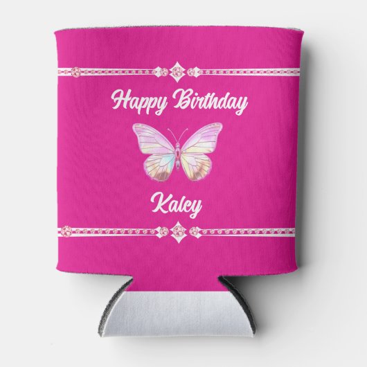 Gepersonaliseerde Jewel Butterfly Cooler (Voorkant)