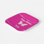Gepersonaliseerde Jewel Butterfly Paper Bord (Gebogen)