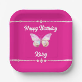 Gepersonaliseerde Jewel Butterfly Paper Bord