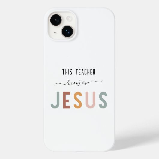 Gepersonaliseerde Jezus geloof beroepen Case-Mate iPhone Case (Achterkant)