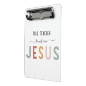 Gepersonaliseerde Jezus geloof beroepen Mini Klembord (Angled2)