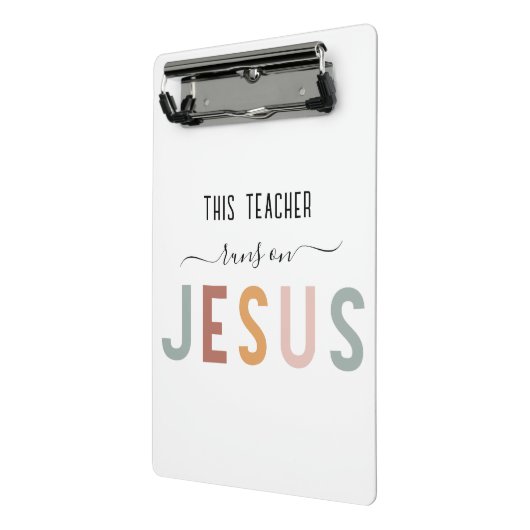 Gepersonaliseerde Jezus geloof beroepen Mini Klembord (Angled2)