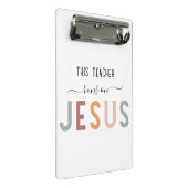 Gepersonaliseerde Jezus geloof beroepen Mini Klembord (Schuin)