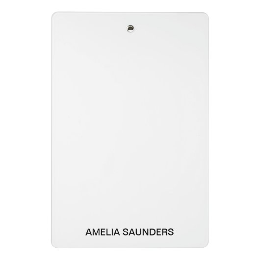 Gepersonaliseerde Jezus geloof beroepen Mini Klembord (Achterkant)