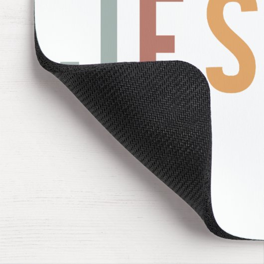 Gepersonaliseerde Jezus geloof beroepen Muismat (Hoek)