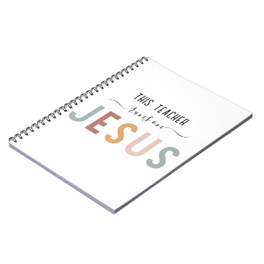 Gepersonaliseerde Jezus geloof beroepen Notitieboek (Linkerzijde)