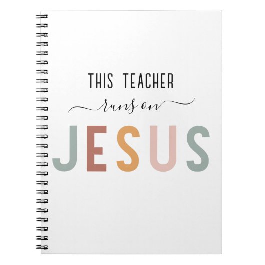 Gepersonaliseerde Jezus geloof beroepen Notitieboek (Voorkant)