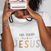 Gepersonaliseerde Jezus geloof beroepen t-shirt