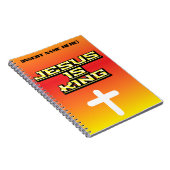 Gepersonaliseerde Jezus is het King Prayer Journal Notitieboek (Rechterzijde)