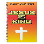 Gepersonaliseerde Jezus is het King Prayer Journal Notitieboek (Voorkant)
