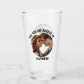 Gepersonaliseerde jij bent mijn bron van geluk Fot Glas (Voorkant)