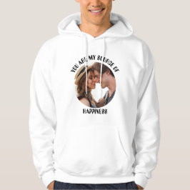 Gepersonaliseerde jij bent mijn bron van geluk Fot Hoodie