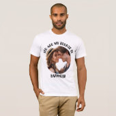 Gepersonaliseerde jij bent mijn bron van geluk Fot T-shirt (Voorkant volledig)