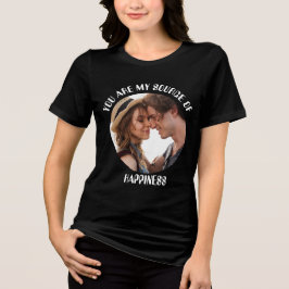 Gepersonaliseerde jij bent mijn bron van geluk Fot Tri-Blend Shirt