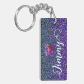 Gepersonaliseerde Jimmy Name Sleutelhanger – Flora (Voorkant Links)