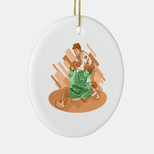 Gepersonaliseerde Jiu Jitsu Ornament (Rechts)
