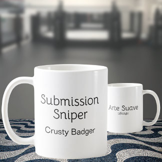 Gepersonaliseerde Jiu Jitsu Submission Sniper Koffiemok