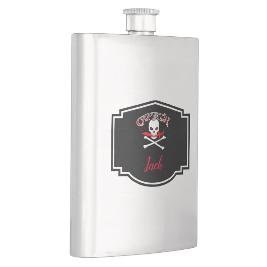 Gepersonaliseerde Jolly Roger (Cutlass) Flacon (Rechts)