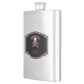 Gepersonaliseerde Jolly Roger (Cutlass) Flacon (Links)