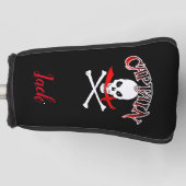 Gepersonaliseerde Jolly Roger (Cutlass) Golfheadcover (Voorkant)